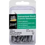 Hillman Galvanized Phillips Drive Deck Screws 50 PK