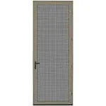 36 in. x 96 in. Desert Sand Surface Mount Left-hand Ultimate Security Screen Door with Meshtec Screen