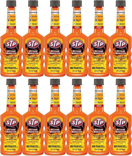 (3) STP Octane Booster Fuel Additive 78574 5.25 fl oz