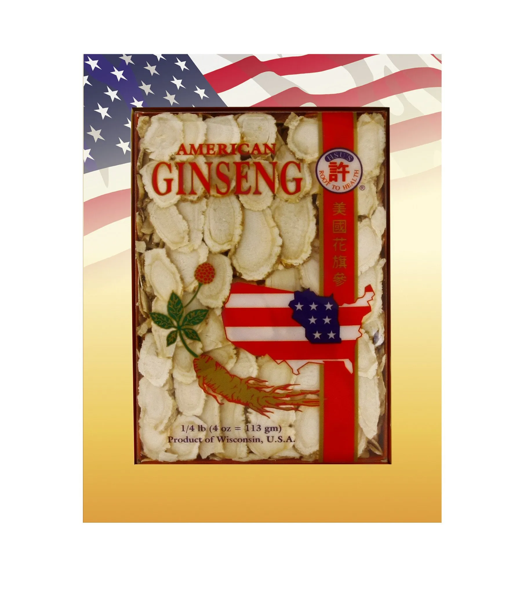 Hsu's Ginseng American Ginseng Slices