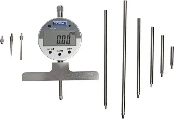 Fowler 54-125-777-0 X-Series Electronic Depth Gage with 0-22"/558mm Measuring Range