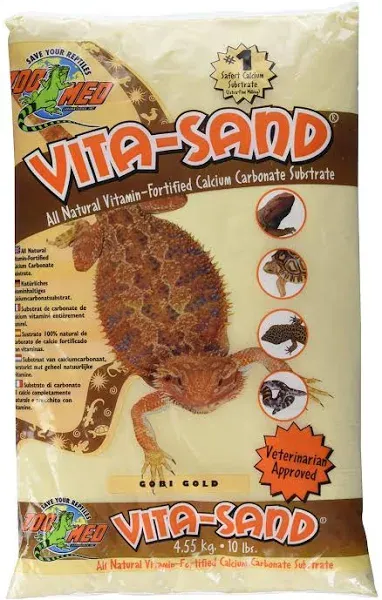 Zoo Med Vita-Sand - Gobi Gold - 10 lb