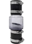 PumpSpy CV-150 Silent Inline Check Valve Clear B 1-1/2