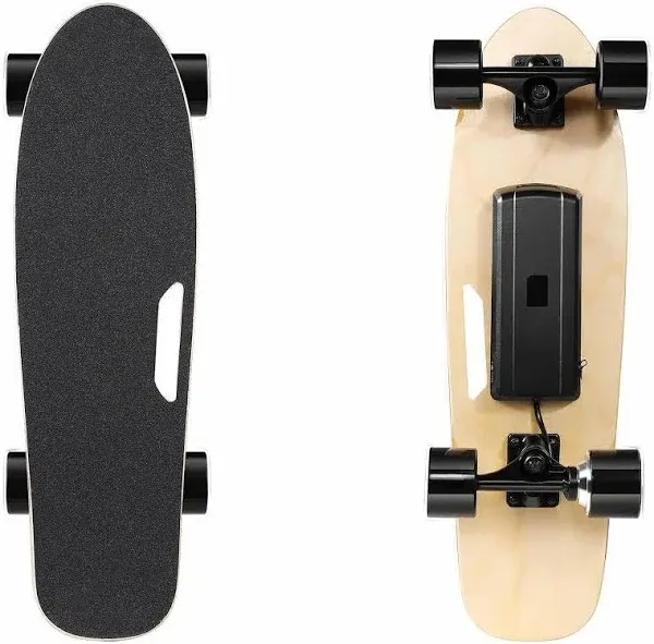 Caroma Electric Skateboards with Wireless Remote Control, Max 12.4 MPH and 8 Mil