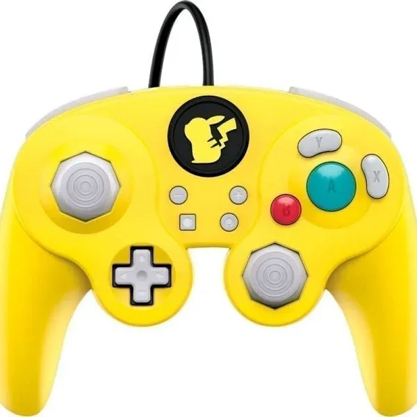 PDP Nintendo Switch Super Smash Bros. Ultimate Pikachu Edition Wired Fight Pad Pro Controller