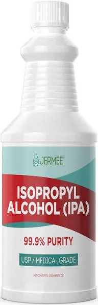 Isopropyl Alcohol (IPA) 99.9% Purity - USP/Medical Grade - Concentrated Rubbing Alcohol, Made in The USA, 32 Ounce