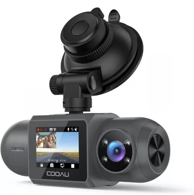 Uber Dual 1080p FHD Built-in GPS Wi-Fi Dash Cam