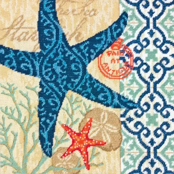 Dimensions Needlepoint Kit Starfish Pattern