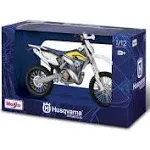 Maisto Husqvarna FE 501 Motorbike Build-It-Yourself Die-Cast Model Kit - 1:12 Scale