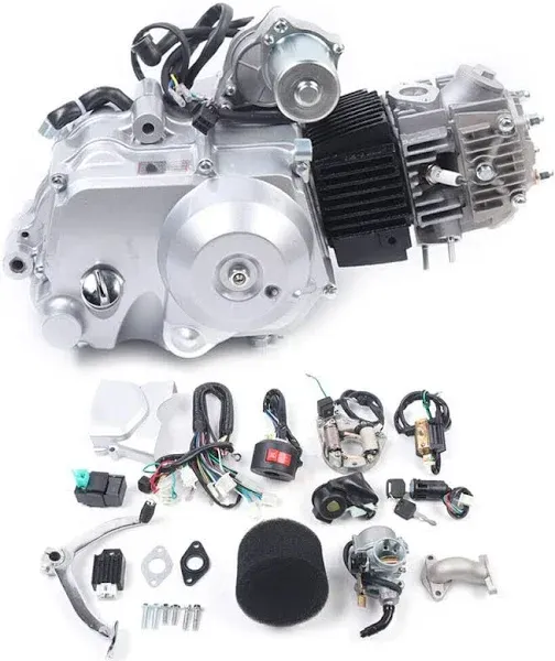 125cc Semi Auto Engine Motor for ATV Quad Buggies 4 Wheeler Sunl Taotao Coolster