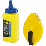 Stanley 47-442 Chalk Reel with Blue Chalk