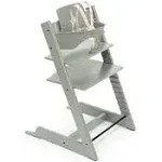 Stokke Tripp Trapp High Chair Complete with Cushion & Tray Natural, Nordic Grey