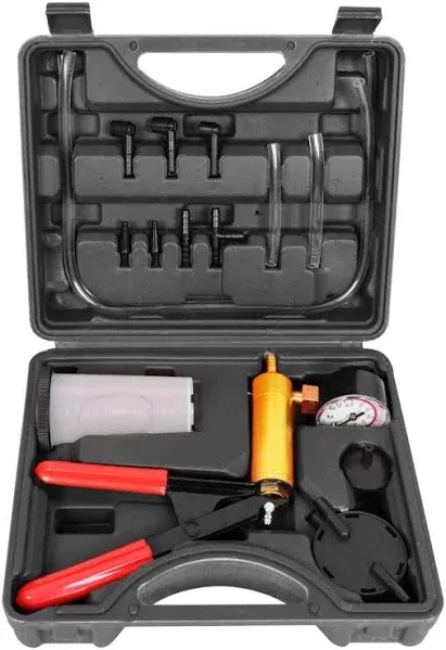 Big Red Torin 16 Piece 2 in 1 Brake Bleeder Kit