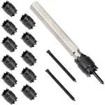 14Pcs Double Sided Rotary 3/8&#034; HSS Spot Weld Cutter Remover Drill Bits Tool Set