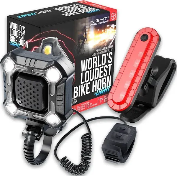 NP Night Provision ZIREN 140dB High-Traffic Bike Horn