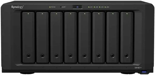 Synology DiskStation DS1821 Diskless 8 bay Desktop NAS