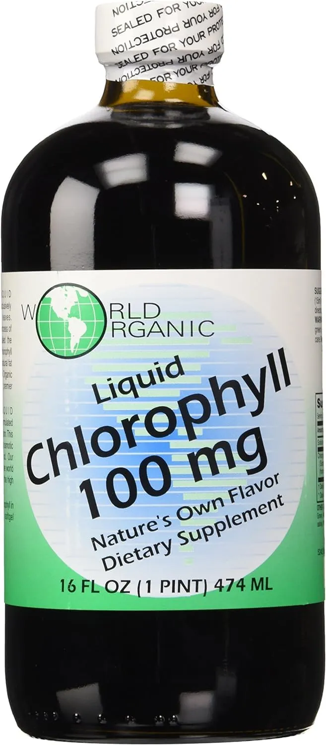 World Organic Liquid Chlorophyll 16 Fl Oz (1 Pack)