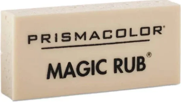 Sanford 73201 Prismacolor Magic Rub Art Eraser, Vinyl, 1-Dozen