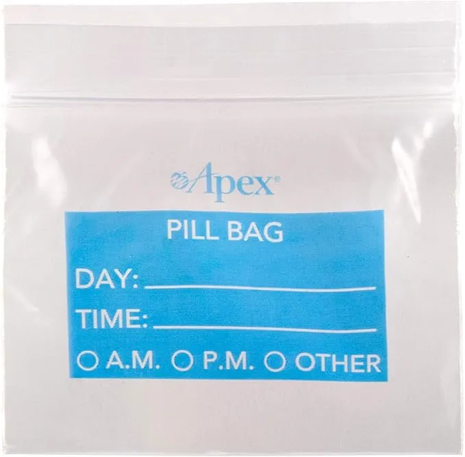 PILL BAGS 70025PKG 50CT APEX