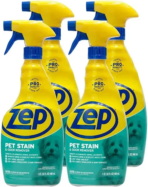 Zep Pet Stain & Odor Remover 32 oz ZUPETODR32, Clear