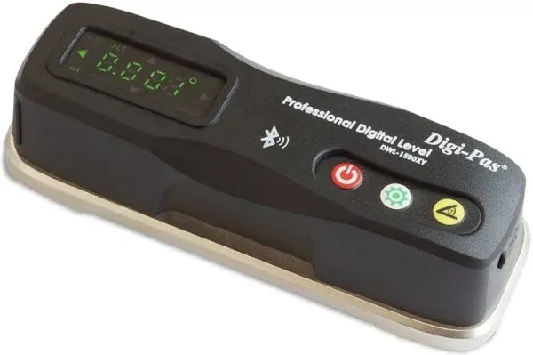 Digi-Pas 2-Axis Smart Master Precision Level 6&#034; Bluetooth 0.0002&#039; (0.02 mm/m)