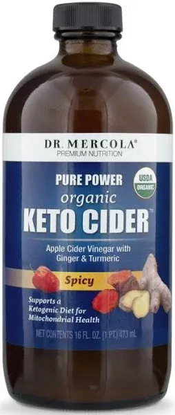 Dr. Mercola Organic Apple Cider Vinegar Spicy - 16 fl oz