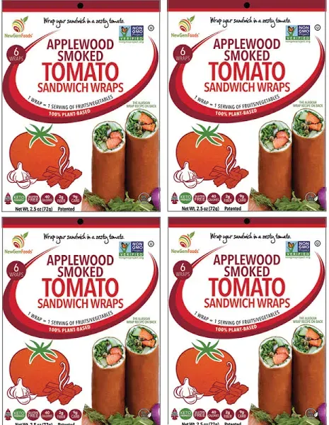 NewGem Applewood Smoked Tomato Sandwich Wrap - 6 Wraps