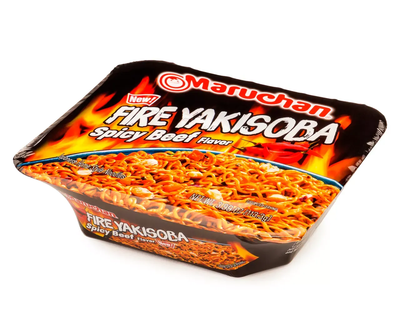 Maruchan Yakisoba, Fire, Spicy Beef - 3.99 oz