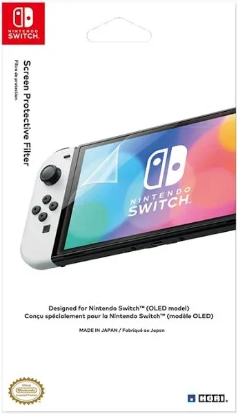 HORI Screen Protective Filter for Nintendo Switch (OLED Model)