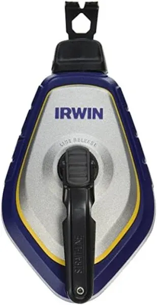 IRWIN STRAIT-LINE 100&#039;/30M, CHALK LINE SPEEDLINEPRO, EASY FILL &amp; LOCKTOP 1932876