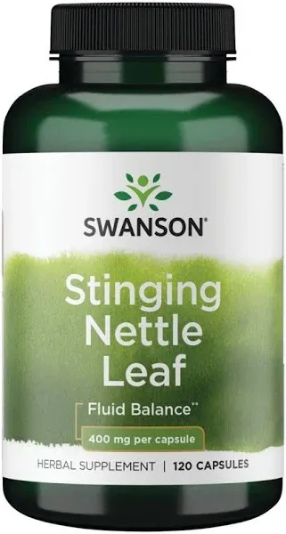 Swanson Stinging Nettle Leaf 400 mg 120 Caps