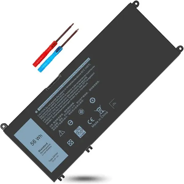 15.2V 56Wh 33YDH Battery for Dell Inspiron 17 7000 7773 7779 7778 7786 2-in-1 15 7577 G3 3579 3779 G5 5587 G7 7588 Latitude 13 3380 14 3490 3590 3580 3400 3500 Vostro 7580 PVHT1 P30E P30E001 081PF3