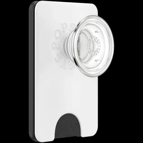 PopSockets Popwallet+ For Magsafe Devices White/Clear/Bl<wbr/>ack PREOWNED!