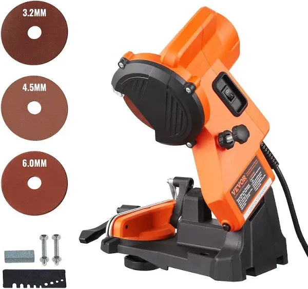 VEVOR Electric Chainsaw Grinder 140W 5700RPM Chain Saw Blade Sharpener Tool