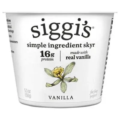 SIGGIS Non- Fat Vanilla Yogurt