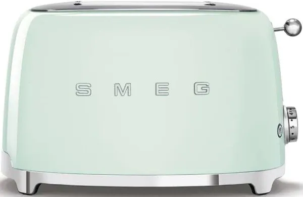 SMEG TSF01CRUS 50&#039;s Retro Style Aesthetic 2 Slice Toaster - Cream