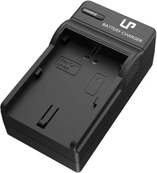 LP-E6NH / LP-E6N / LP-E6 Replacement Battery Charger for Select Canon Models with Car & Euro adapters