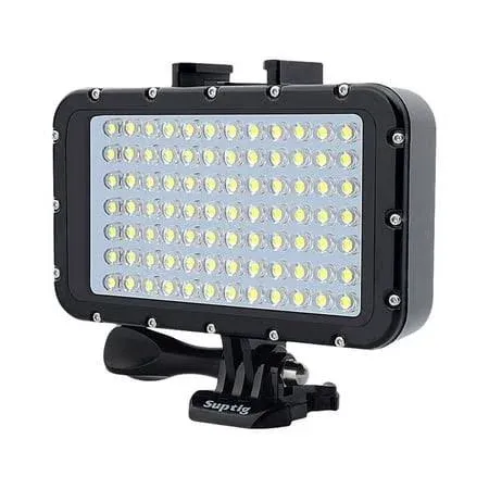 Suptig Underwater Lights Dive Light 84 LED High Power Dimmable Waterproof LED