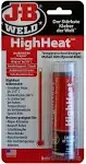 J-B Weld 8297-DEU HighHeat, Heat-Resistant epoxy Metal Putty for All high Temperature Jobs, Gray