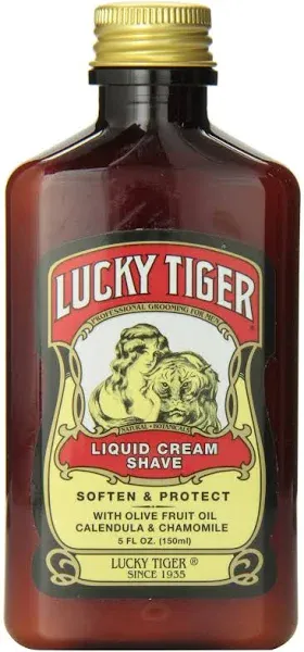 Lucky Tiger Liquid Cream Shave - 5 Fl Oz