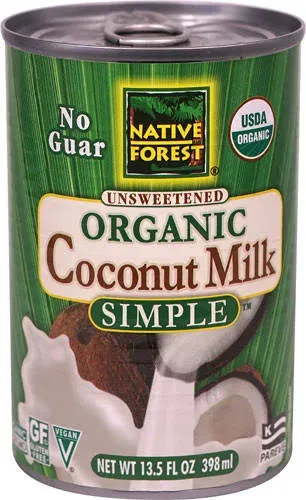 Native Forest Simple Unsweetened Organic Coconut Milk, 13.5 fl oz (12 count)