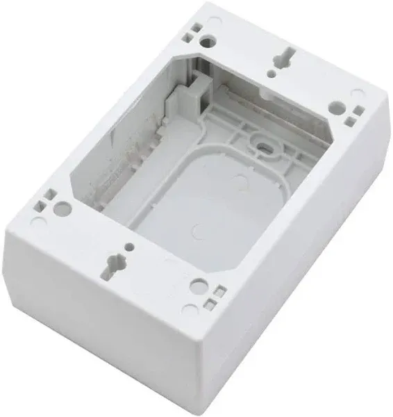 Legrand® Wiremold® White Nonmetallic Deep Device Box