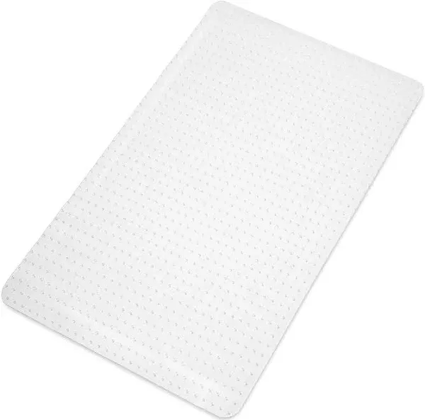 30&#034; x 48&#034; x2.2mm Thick Office Chair Desk Floor Mat for Low Pile Carpet, Clear