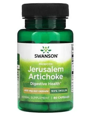 Swanson Full Spectrum Jerusalem Artichoke 400 Milligrams 60 Capsules