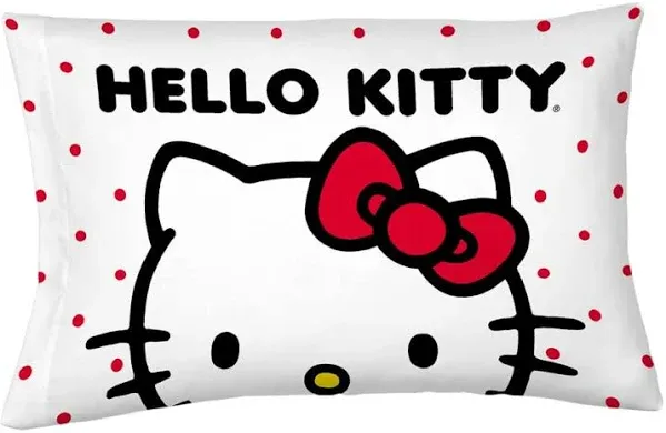 Franco Hello Kitty Beauty Beauty Silky Satin Pillowcase Cover Hair and Skin