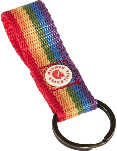 Fjallraven Kånken Rainbow Keyring Wallets and Small Bags - Rainbow Pattern, OneSize