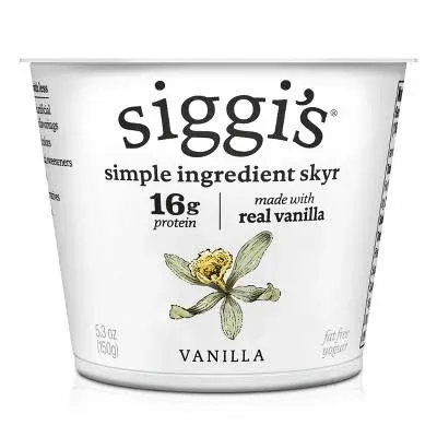 SIGGIS Non- Fat Vanilla Yogurt