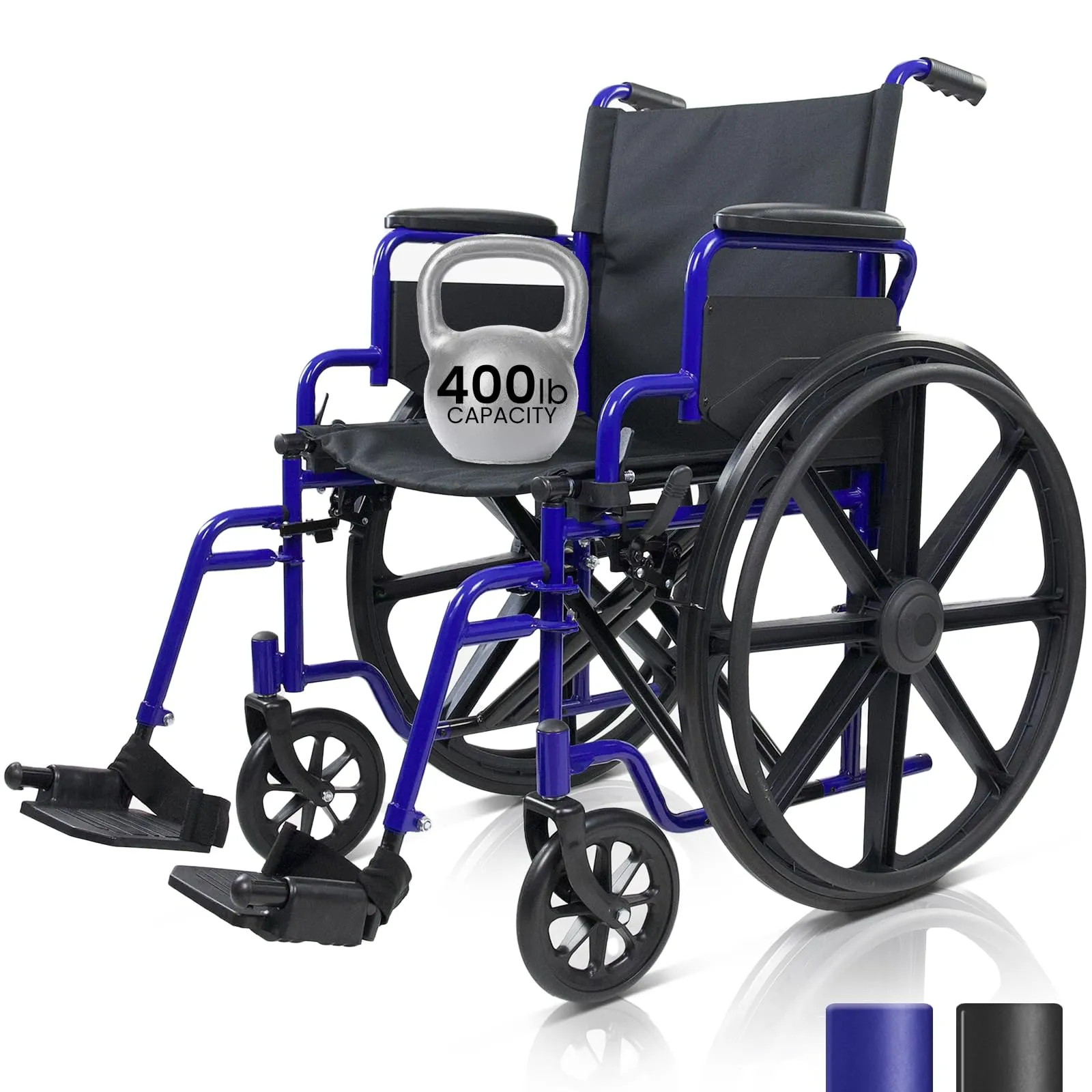 Vive Health Heavy Duty Wheelchair - Moovkart.com