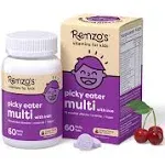 Renzo's Picky Eater Multi, Vegan Dissolvable Vitamins for Kids, Zero Sugar, Mo'