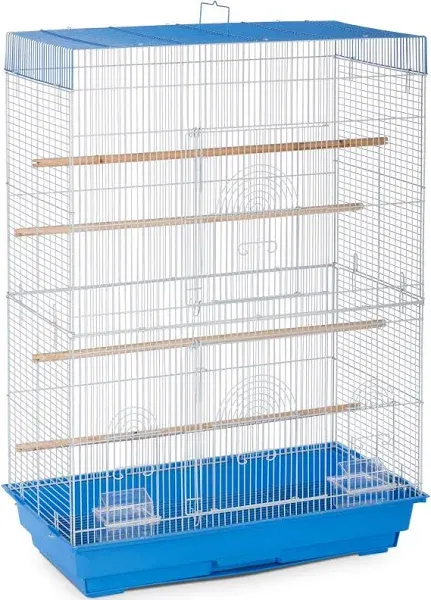 NEW Prevue Pet Products Tall Flight Cage in Brown Plastic Base